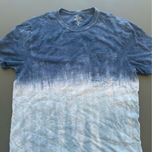 Men’s Blue and White Tie-dye T-Shirt